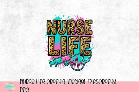 Download Nurse Life Graphic, Medical Typography PNG - Graphic Collection