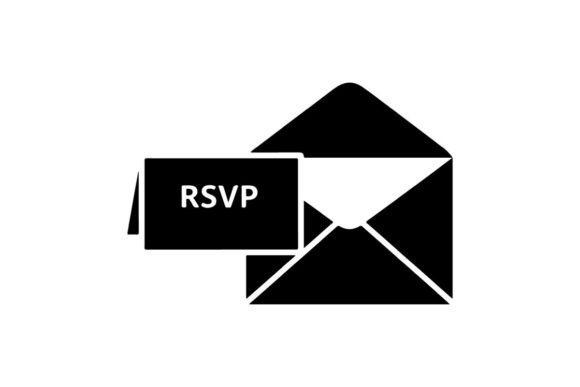 Download Rsvp Invitation Card Flat Design Vector - Vector Collection